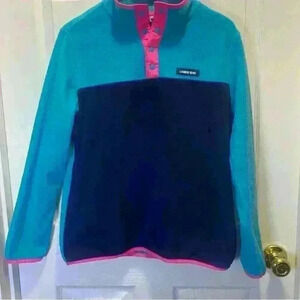 Girls Lands End fleece pull over